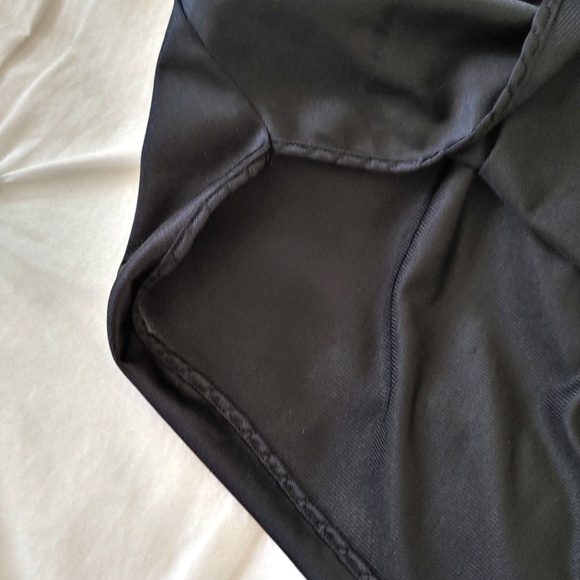 Arianne 90s black nylon half slip. Size L - Picture 4 of 7